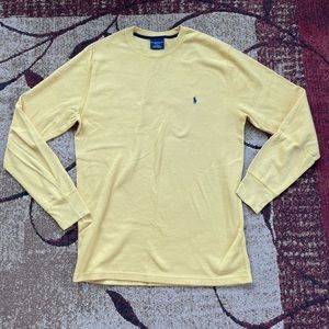Polo Ralph Lauren Mens Long Sleeve Thermal Sleep Shirt Small